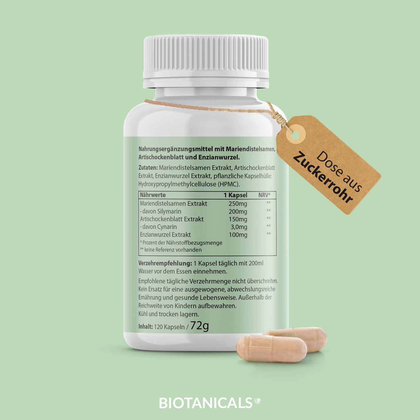 Mariendistel Komplex Kapseln (Vegan/aus Artischocke & Enzian) kaufen